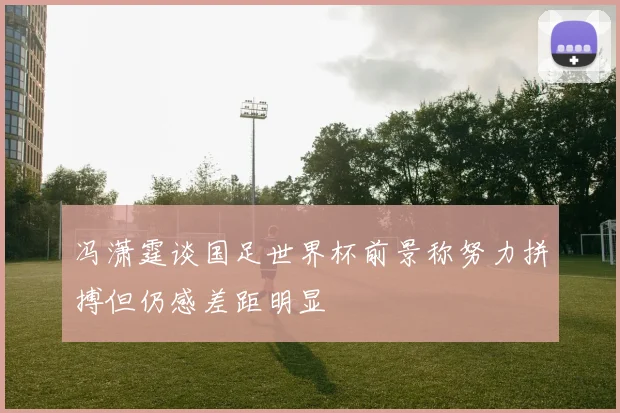 冯潇霆谈国足世界杯前景称努力拼搏但仍感差距明显